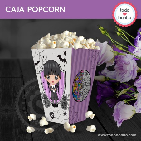 Merlina: caja popcorn