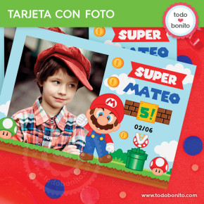 Super Mario Bros: tarjeta...