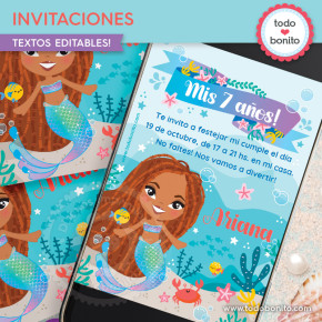 Sirenita nueva: invitación...