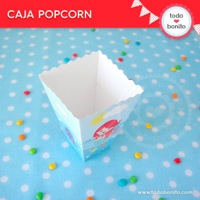 Sirenita: caja popcorn para...