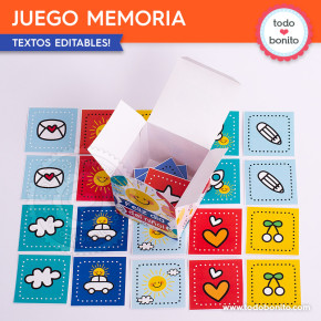 Infantil: juego memoria