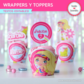 Barbie rollers: wrappers y...