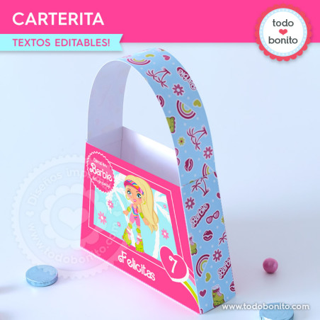 Barbie rollers: carterita...