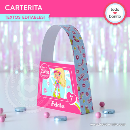 Barbie rollers: carterita...