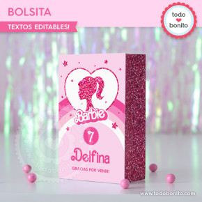 Barbie glitter: bolsa...