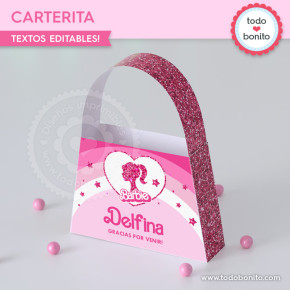 Barbie glitter: carterita...