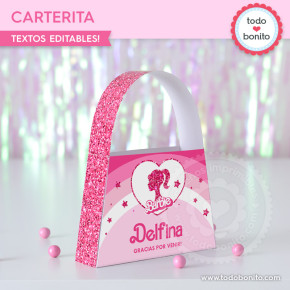 Barbie glitter: carterita...