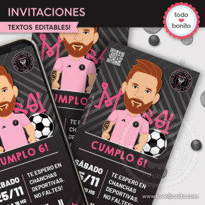 Messi Inter Miami: cajas forma camiseta