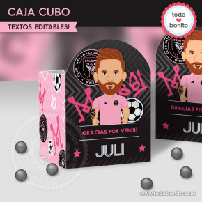 Messi Inter Miami: caja cubo