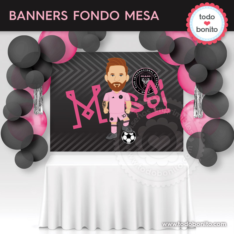 Kit imprimible 50 Años Hombre + Banner Circular Fondo Mesa dulce Candybar