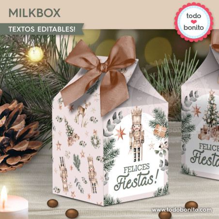 Navidad nórdico: milkbox