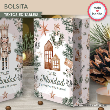 Navidad nórdico: bolsa...