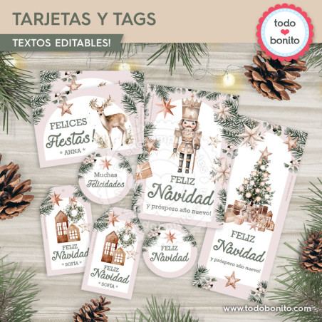 Navidad nórdico: tarjetas y...