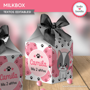 Perritos rosa: milkbox