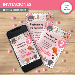 Perritos rosa: invitación...