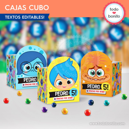 Intensamente 2: cajas cubo