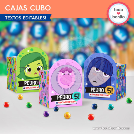 Intensamente 2: cajas cubo