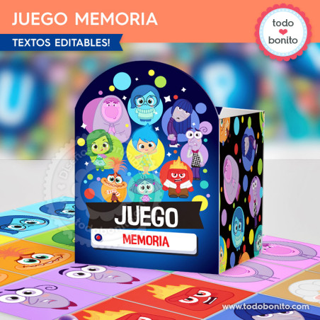 Intensamente 2: juego memoria