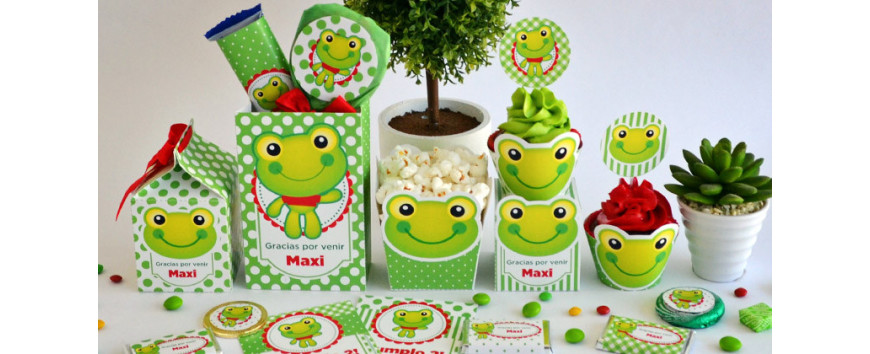 Kit imprimible de sapo tierno – Ideal también para Sapo Pepe
