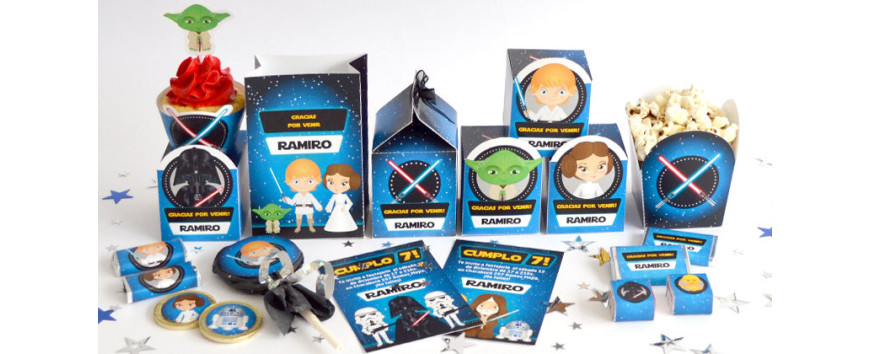 Kits imprimibles de Star Wars: fiestas galácticas inolvidables