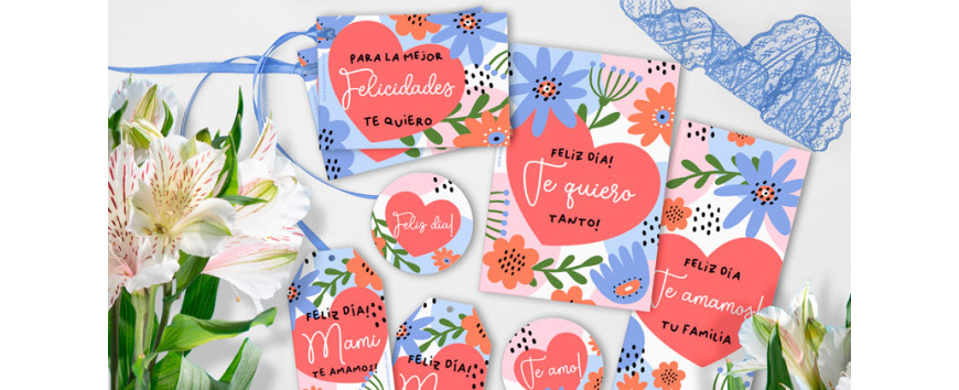 Kits imprimibles modelo floral 1