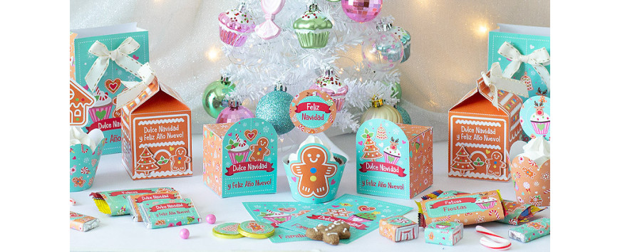 Kits imprimibles Dulces de Navidad