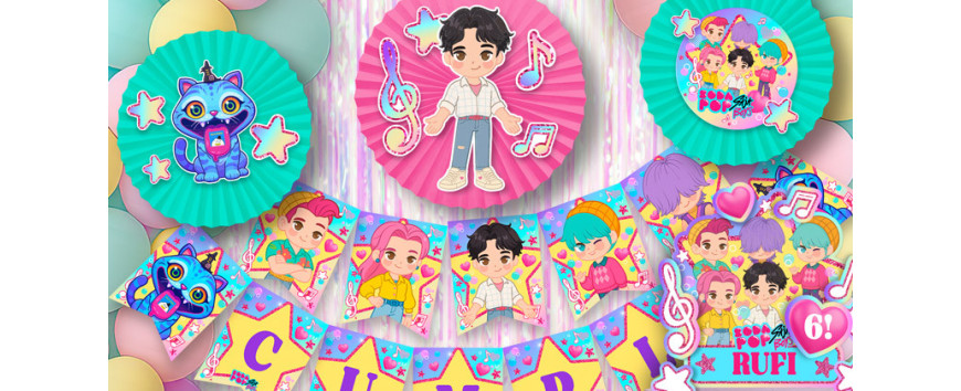 Saja Boys Soda Pop 💜 Kits imprimibles K-pop | Todo Bonito