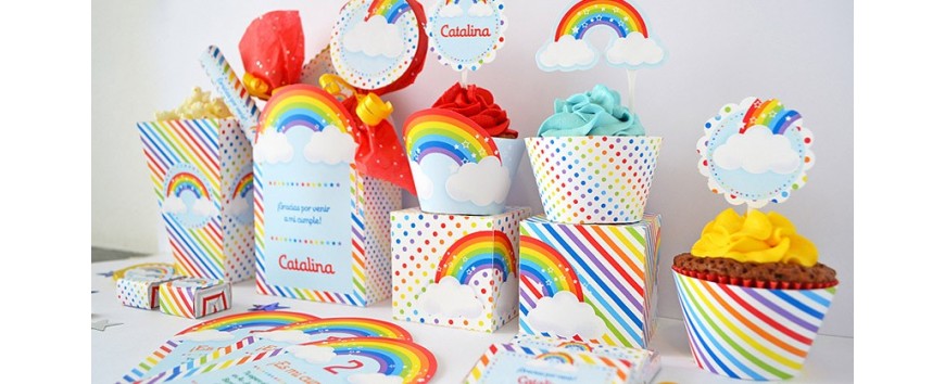 Kits imprimibles de arco Iris