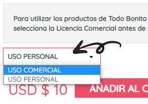 Cómo escoger licencia