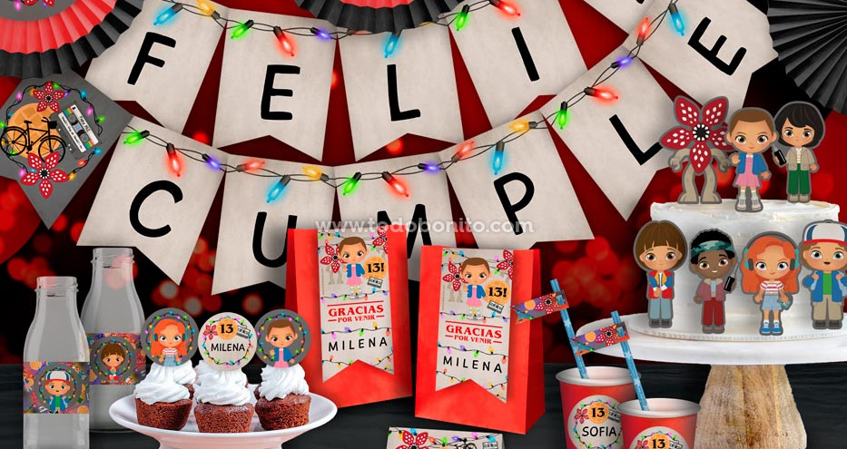 Kits imprimibles Stranger Things