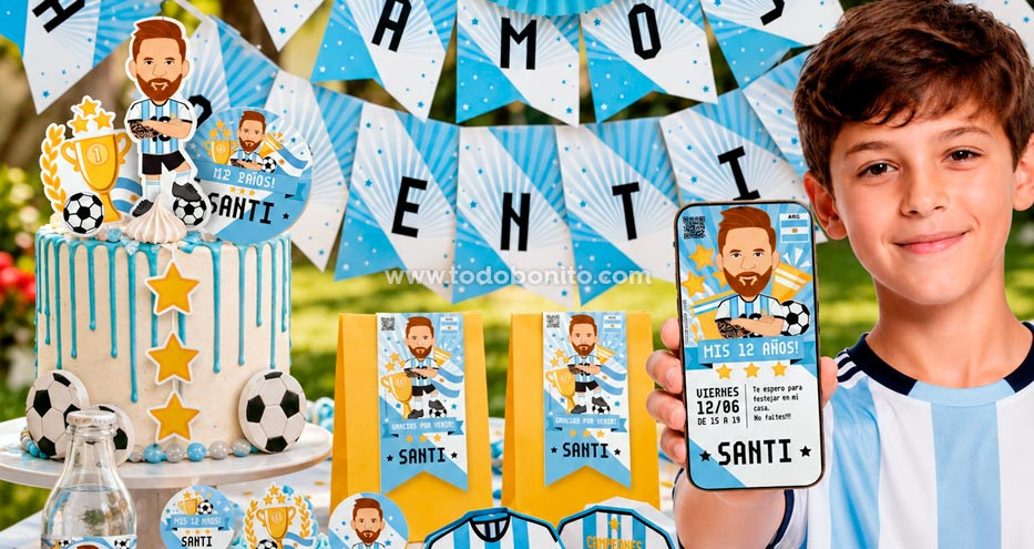 Kits imprimibles Selección Argentina