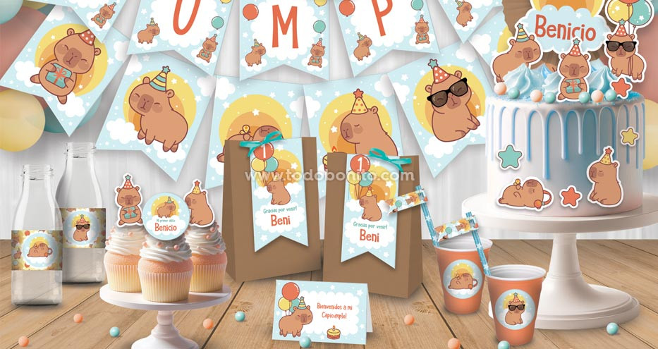 Kits imprimibles Capibaras